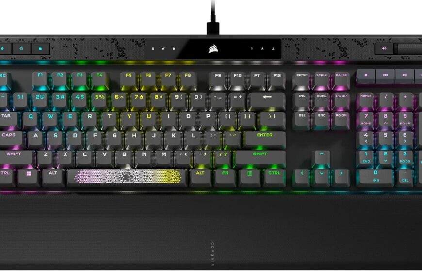CORSAIR K70 MAX RGB Magnetic Mechanical Wired Gaming Keyboard