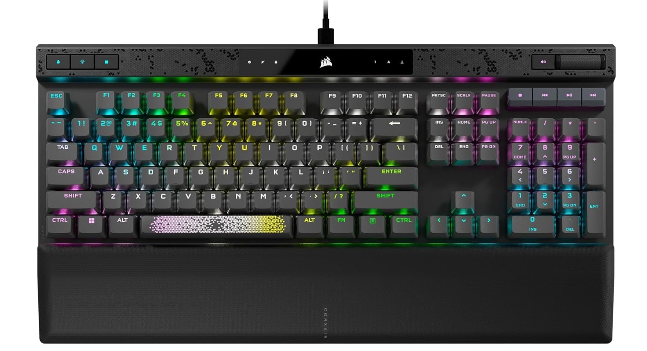 CORSAIR K70 MAX RGB Magnetic Mechanical Wired Gaming Keyboard