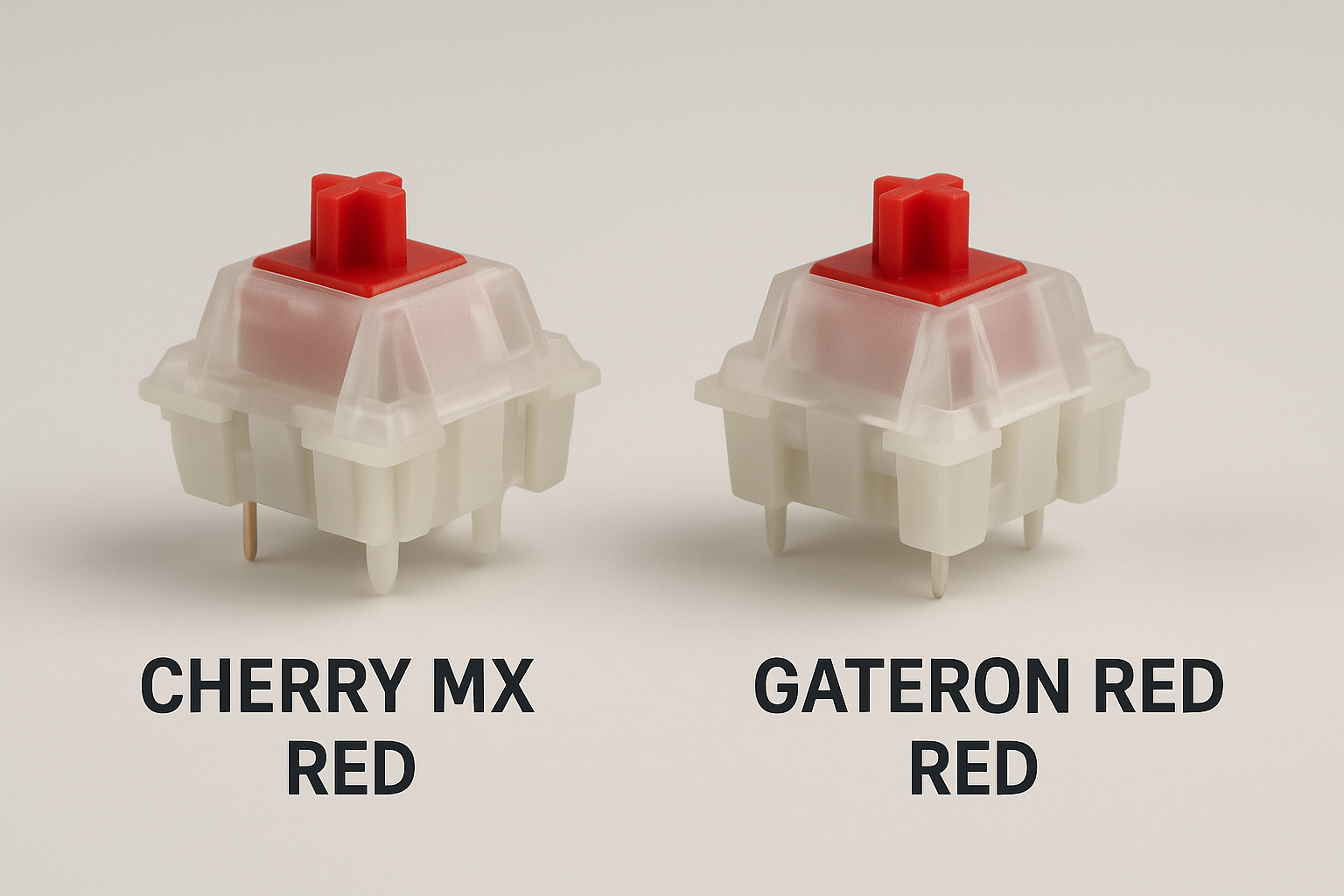 Cherry MX vs Gateron Red