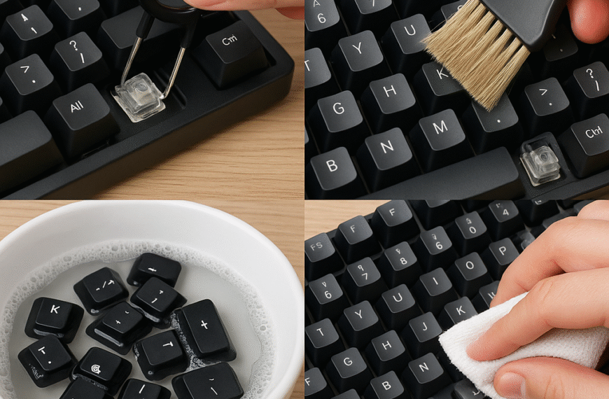 How to clean mechanical keyboard properly