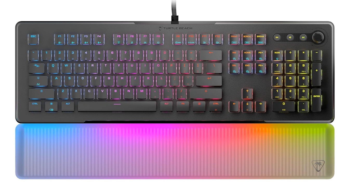 Turtle Beach Vulcan II Max – Optical-Mechanical PC Gaming Keyboard