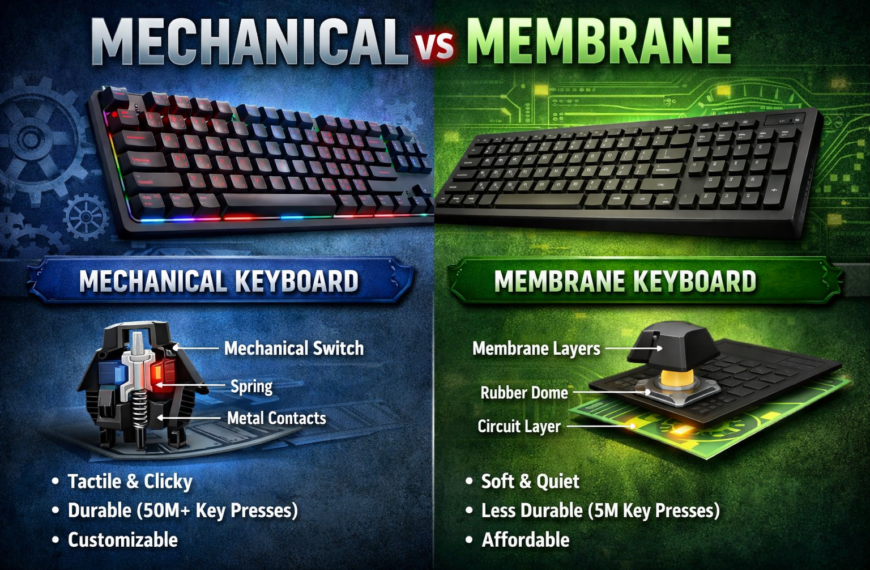 Mechanical vs Membrane Keyboard