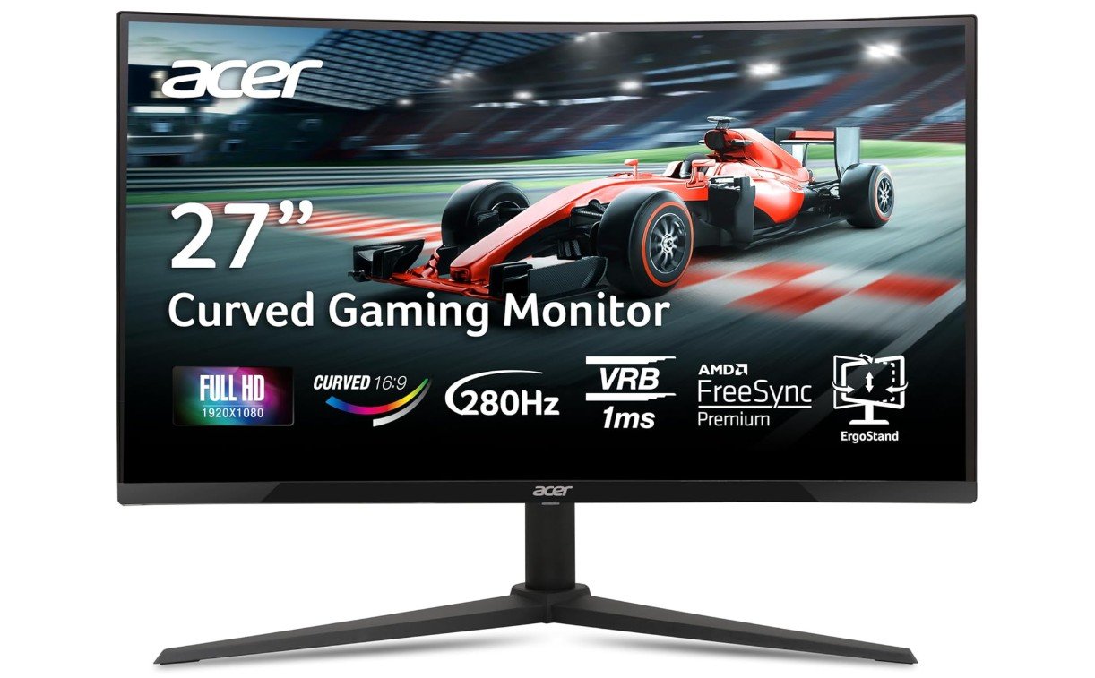 acer Nitro 27 Inch 1500R Curved Gaming Monitor